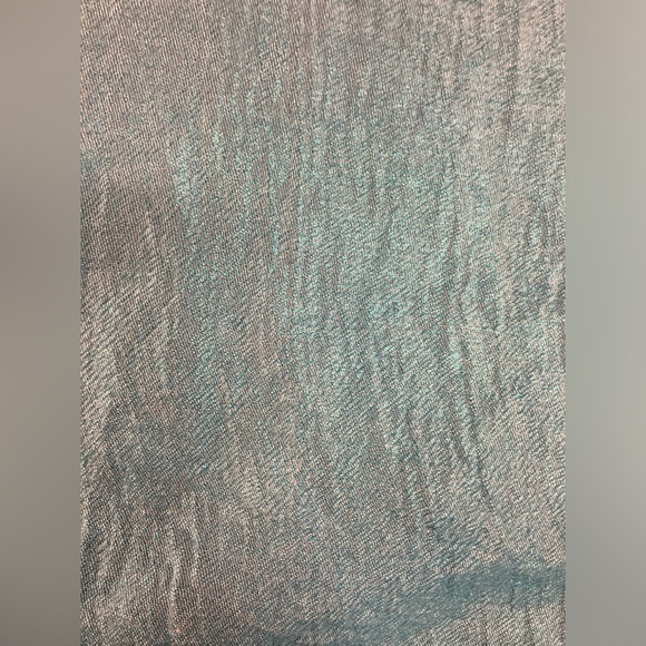 💛TODAY***$18***Hearts of Palm Petite waist length jacket. Blue w/metallic sheen - Picture 3 of 4